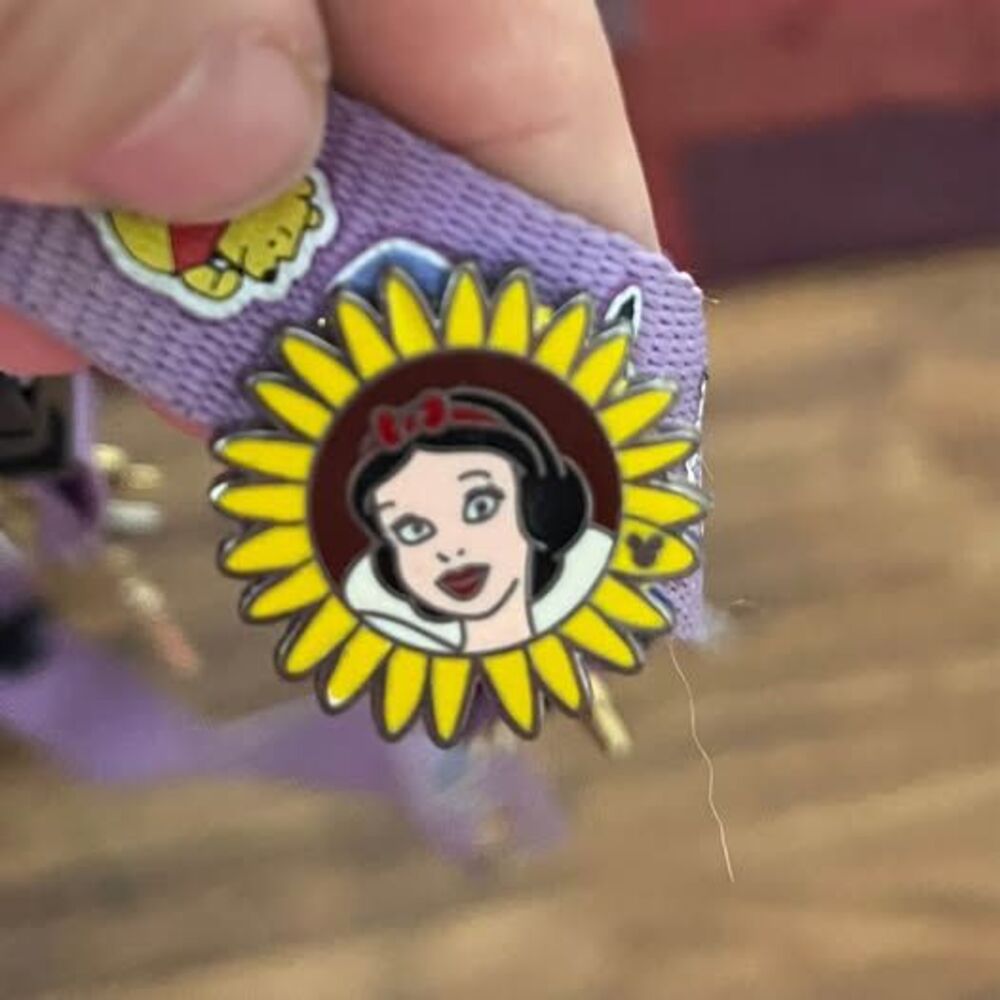 Disney World Pin Trading 2011 Mystery Princess Collection Snow White Sun Flower